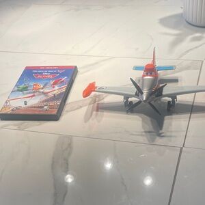 Disney Toy Airplane with DVD Set